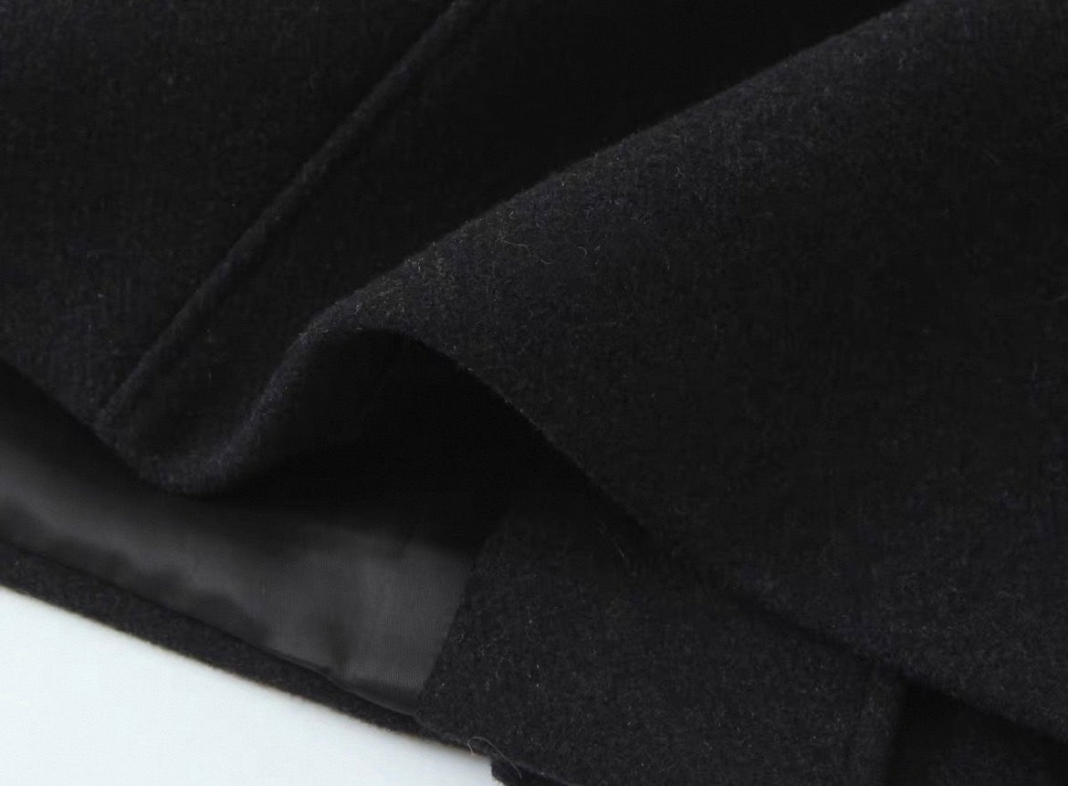 Cropped Jacke mit Kragen