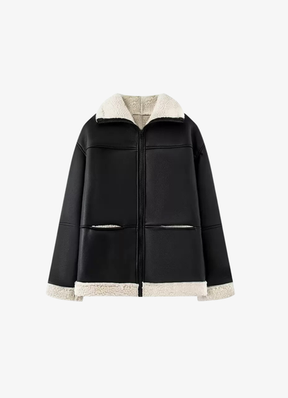 Herbst Jacke mit Teddyfleece