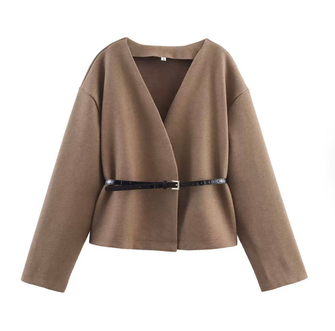 Leichte Jacke mit Gürtel