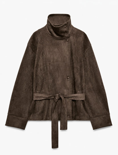 Lässige Suede Jacke