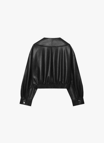Lederjacke mit Schnalle