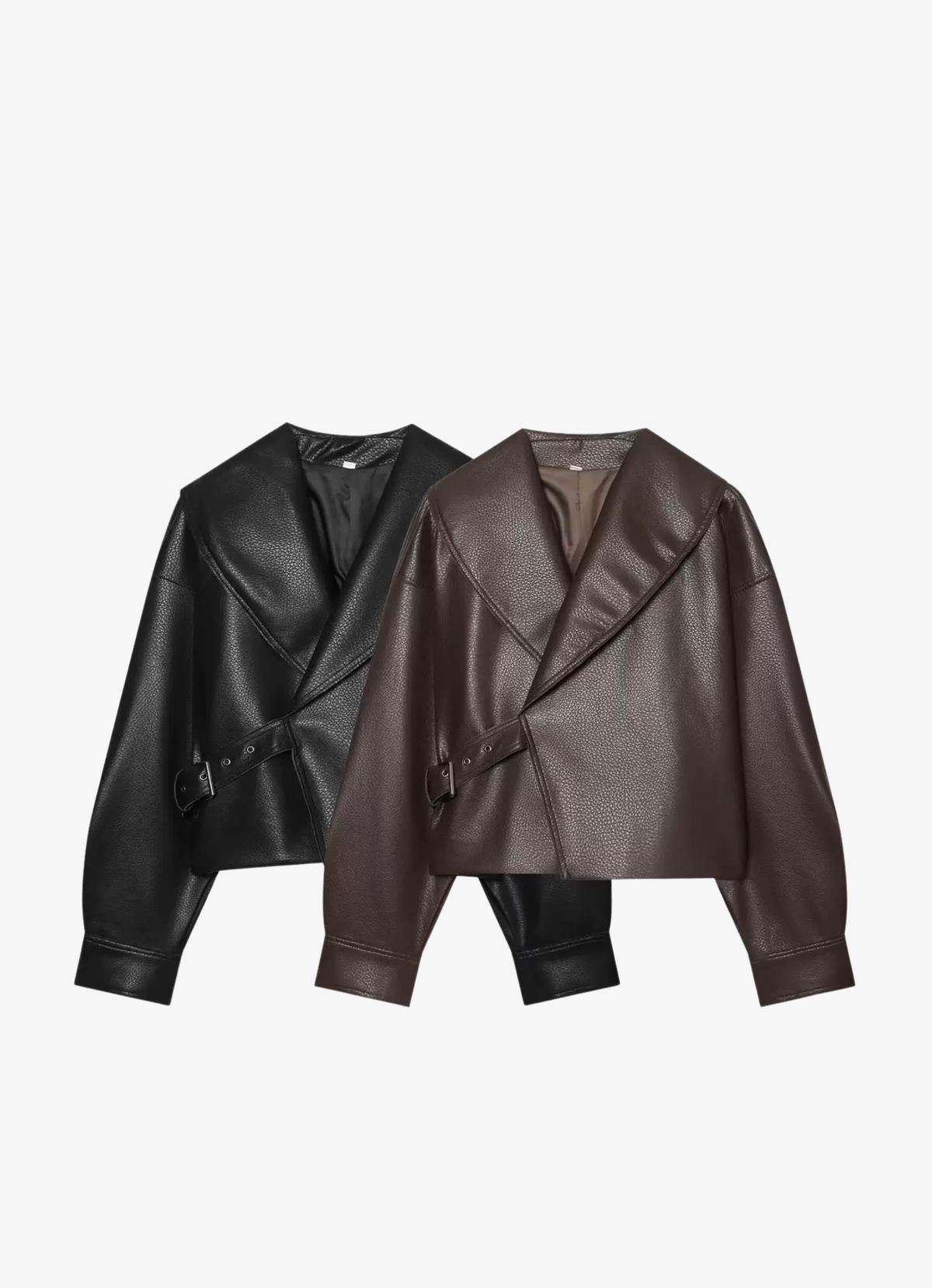 Lederjacke mit Schnalle