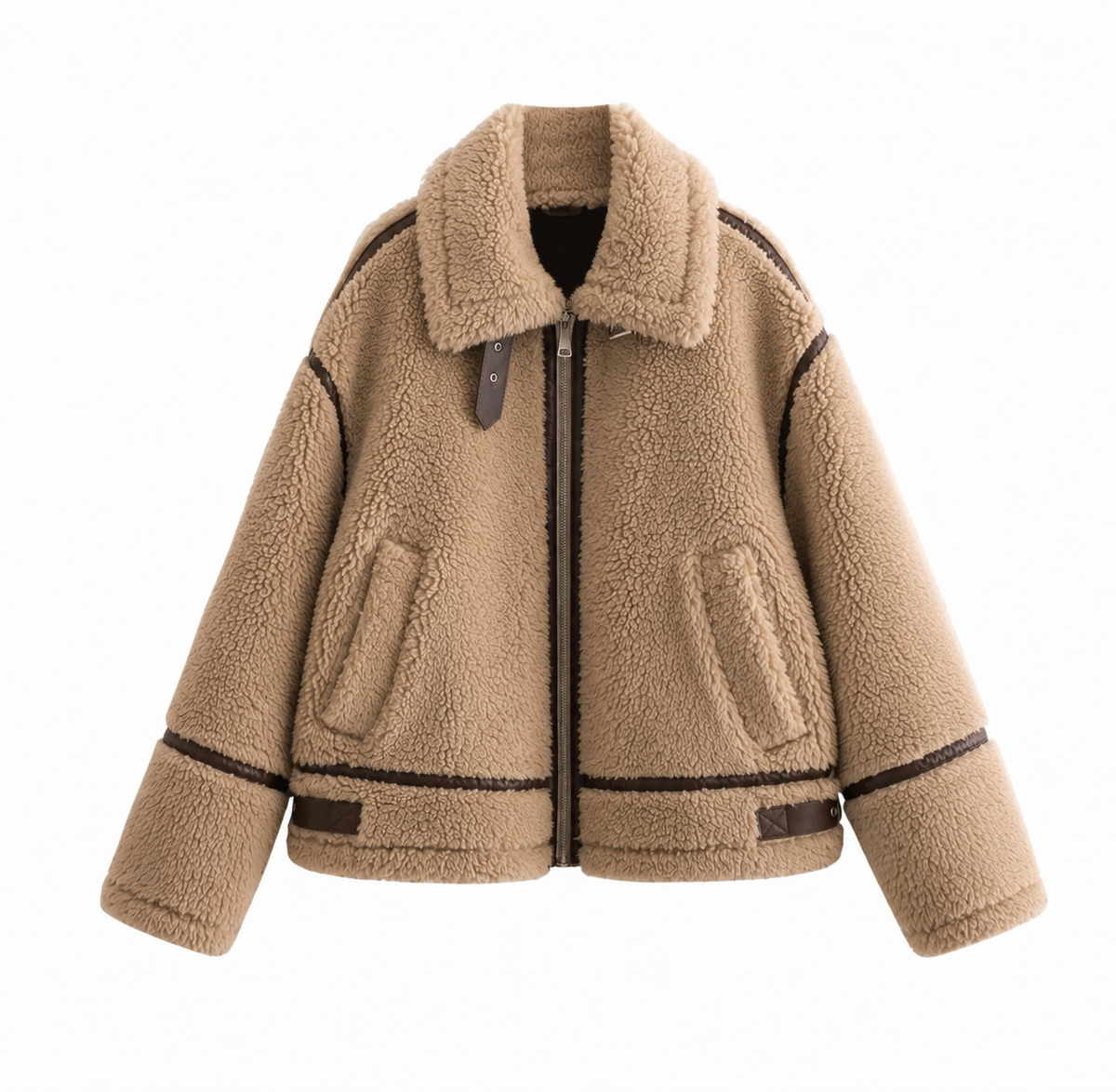 Teddy Shearling Jacke