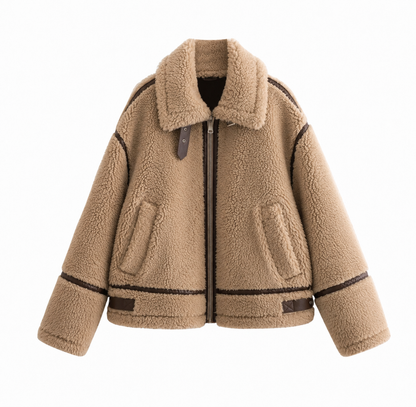 Teddy Shearling Jacke