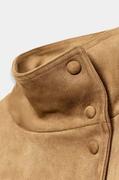 Lässige Suede Jacke
