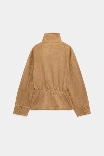 Lässige Suede Jacke