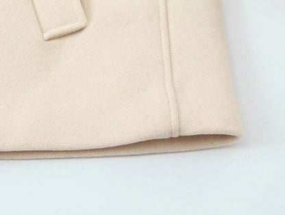 Cropped Jacke mit Kragen