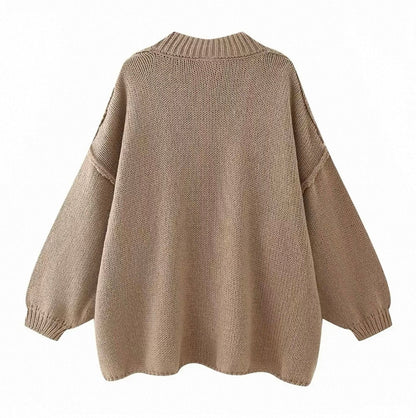 Oversized Strick-Cardigan