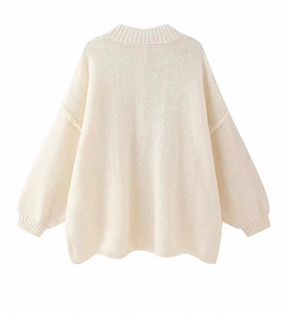 Oversized Strick-Cardigan