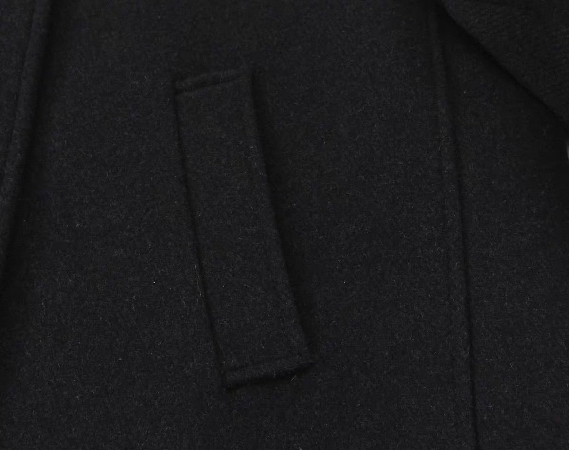 Cropped Jacke mit Kragen