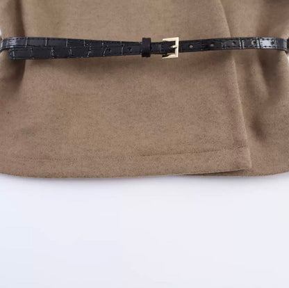 Leichte Jacke mit Gürtel