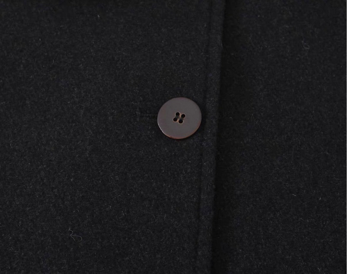 Cropped Jacke mit Kragen