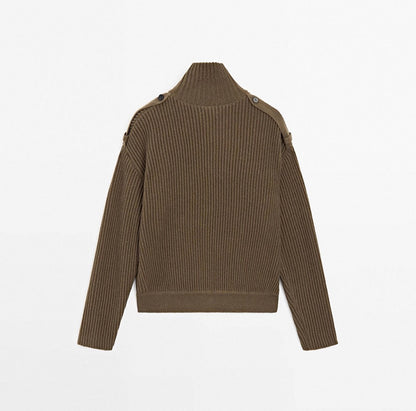 Strickjacke mit Knöpfen