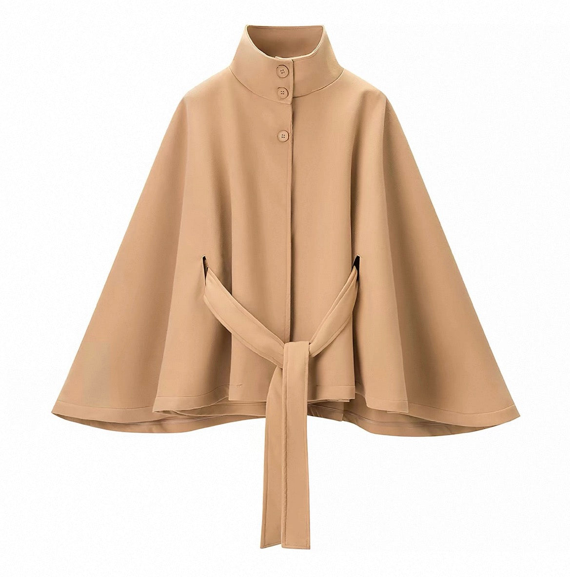 Cape mit Gürtel
