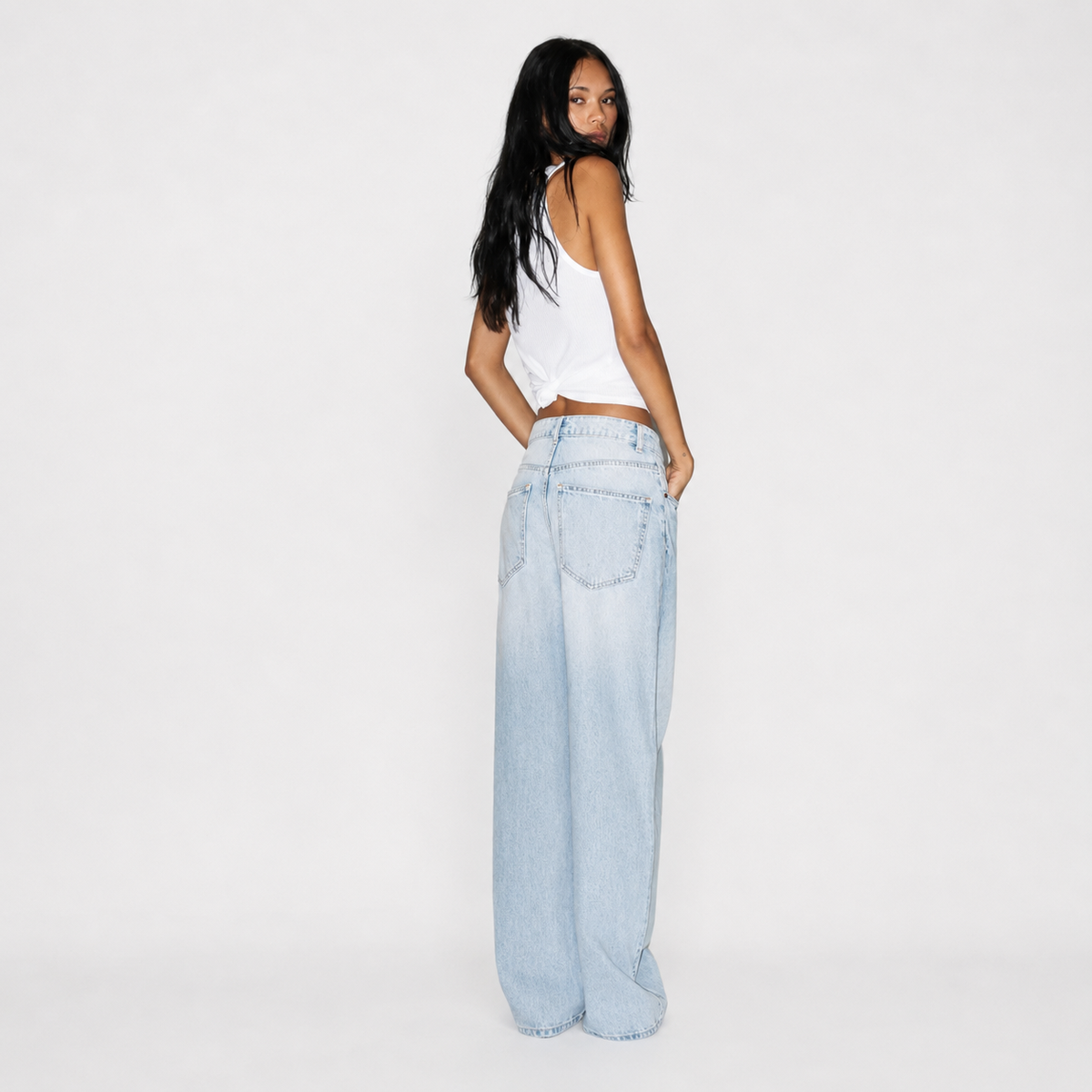 Loose Fit Denim Jeans