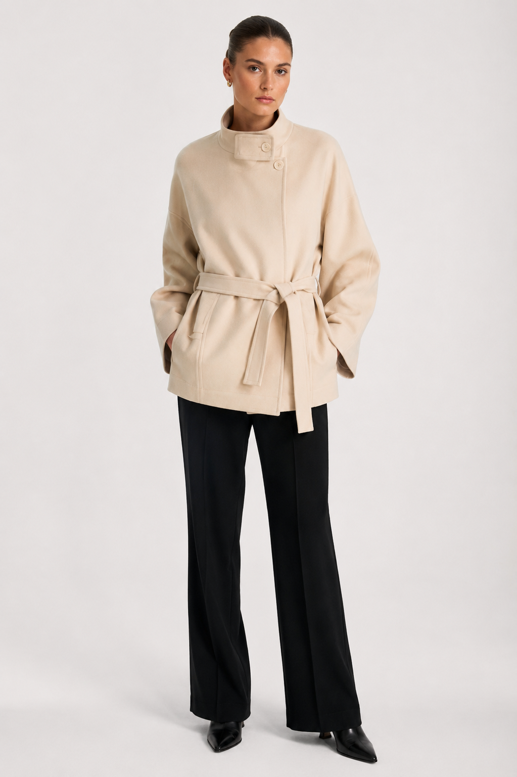 Elegante Wrapjacke