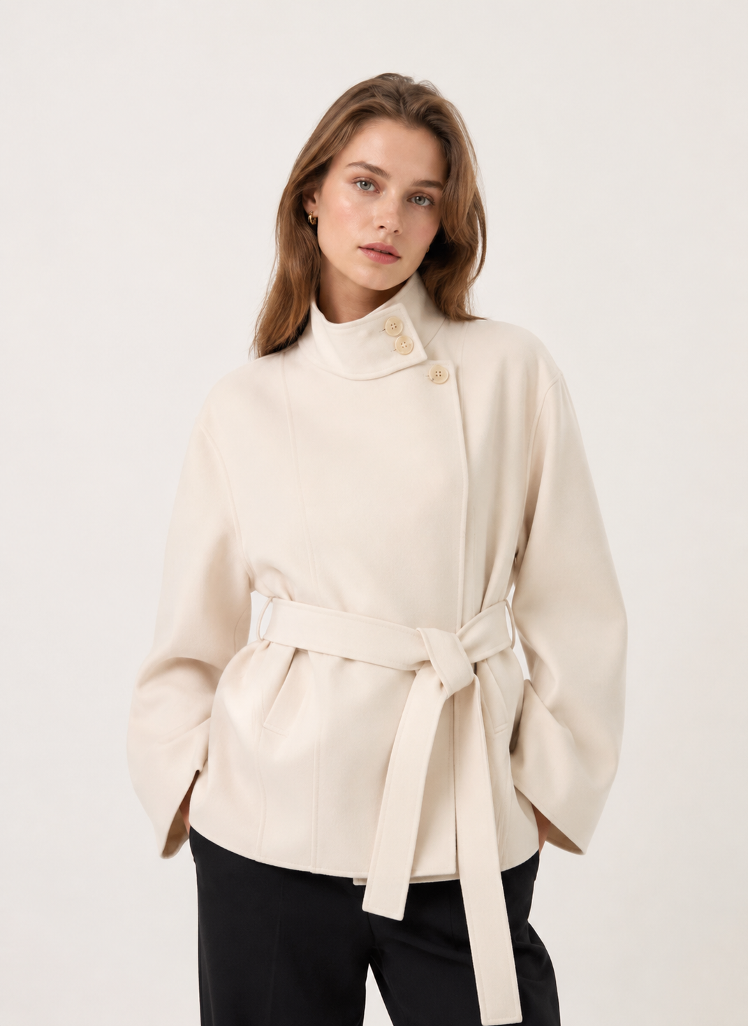 Elegante Wrapjacke